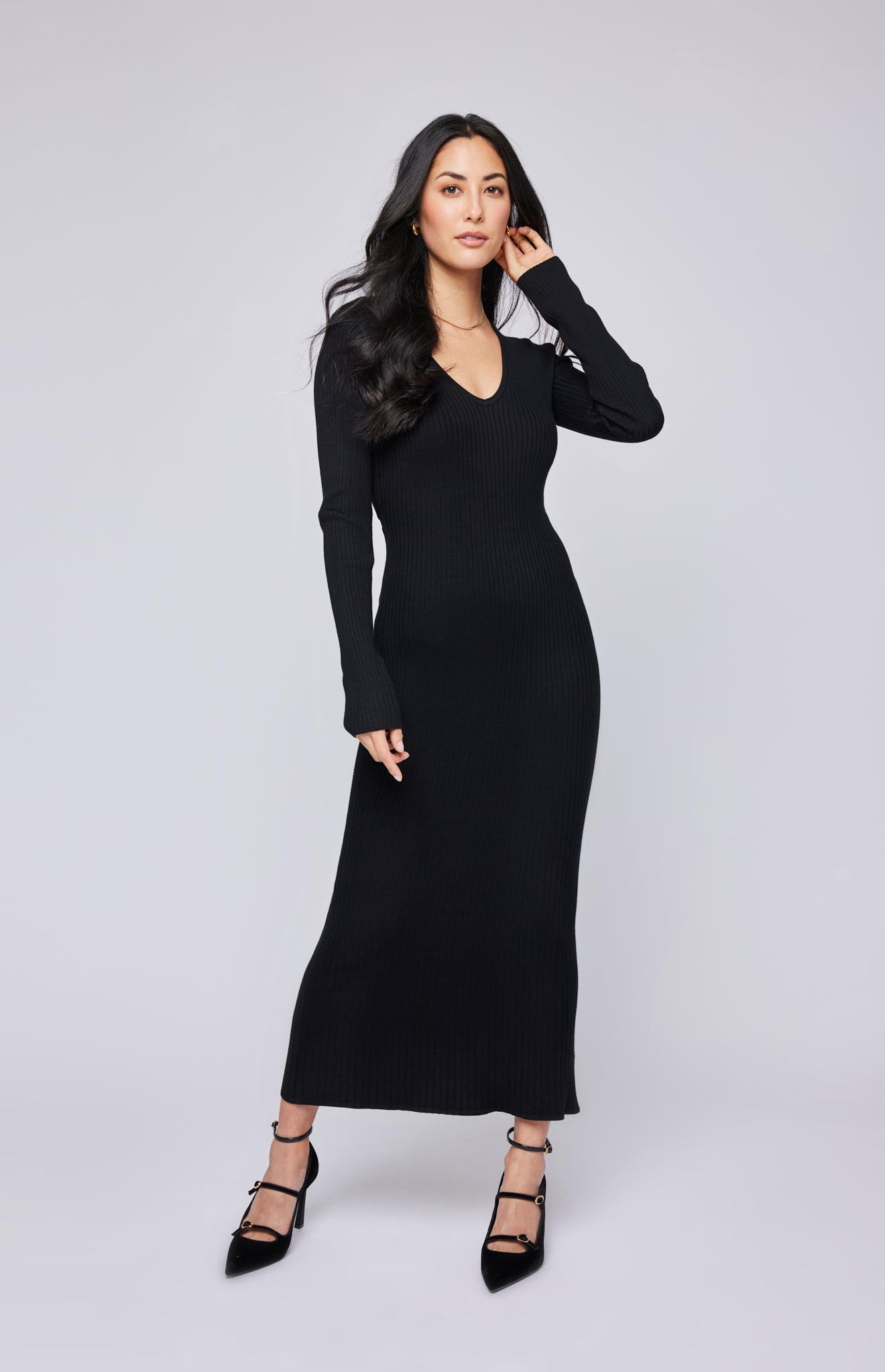 Ribbed Maxi Dress Fall Winter 2024