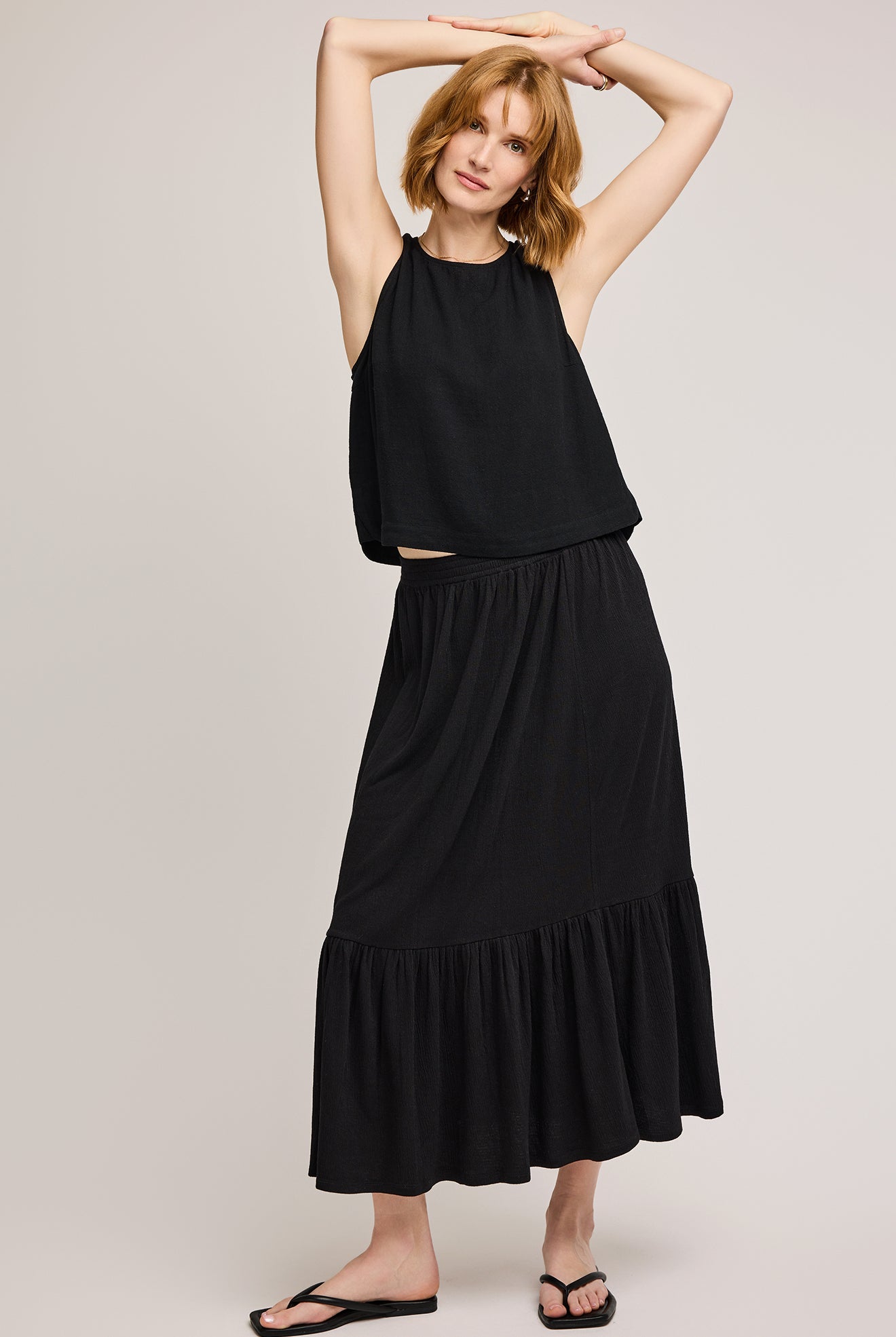 Tiered Bohemian Skirt Spring Fashion Inspiration