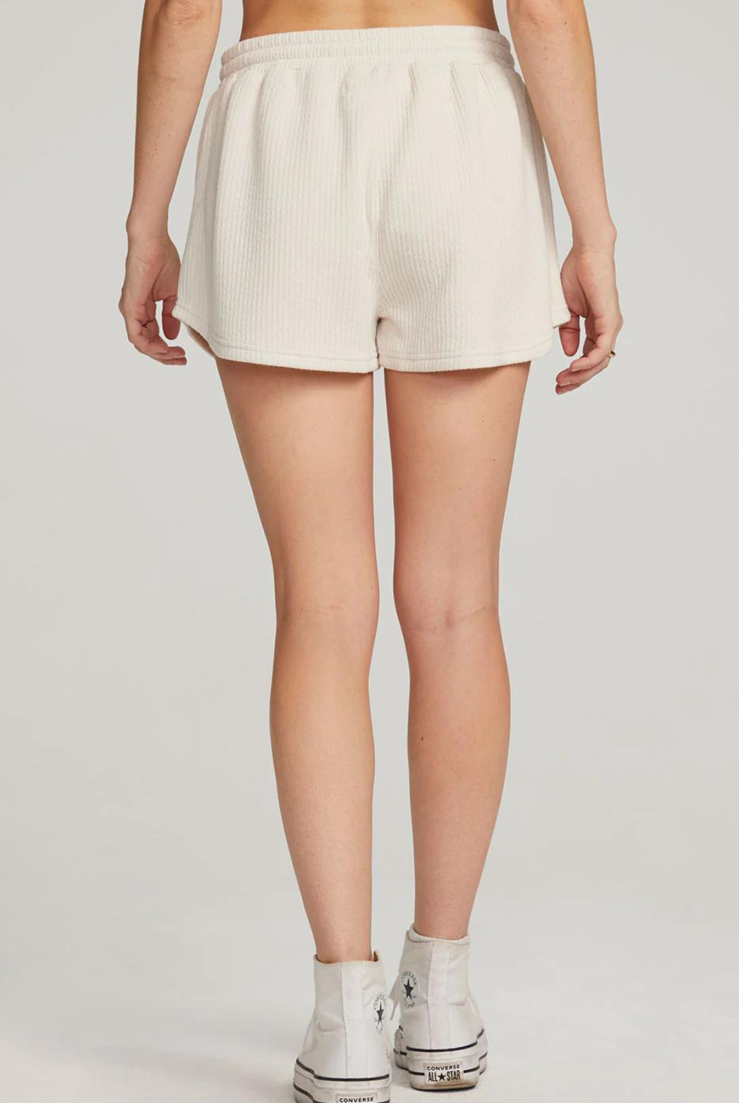 Saltwater Luxe Pull On Short - Salt. Short and sweet! Our Pull On Short in a white salt color is a versatile piece that gives a sporty stylish look.