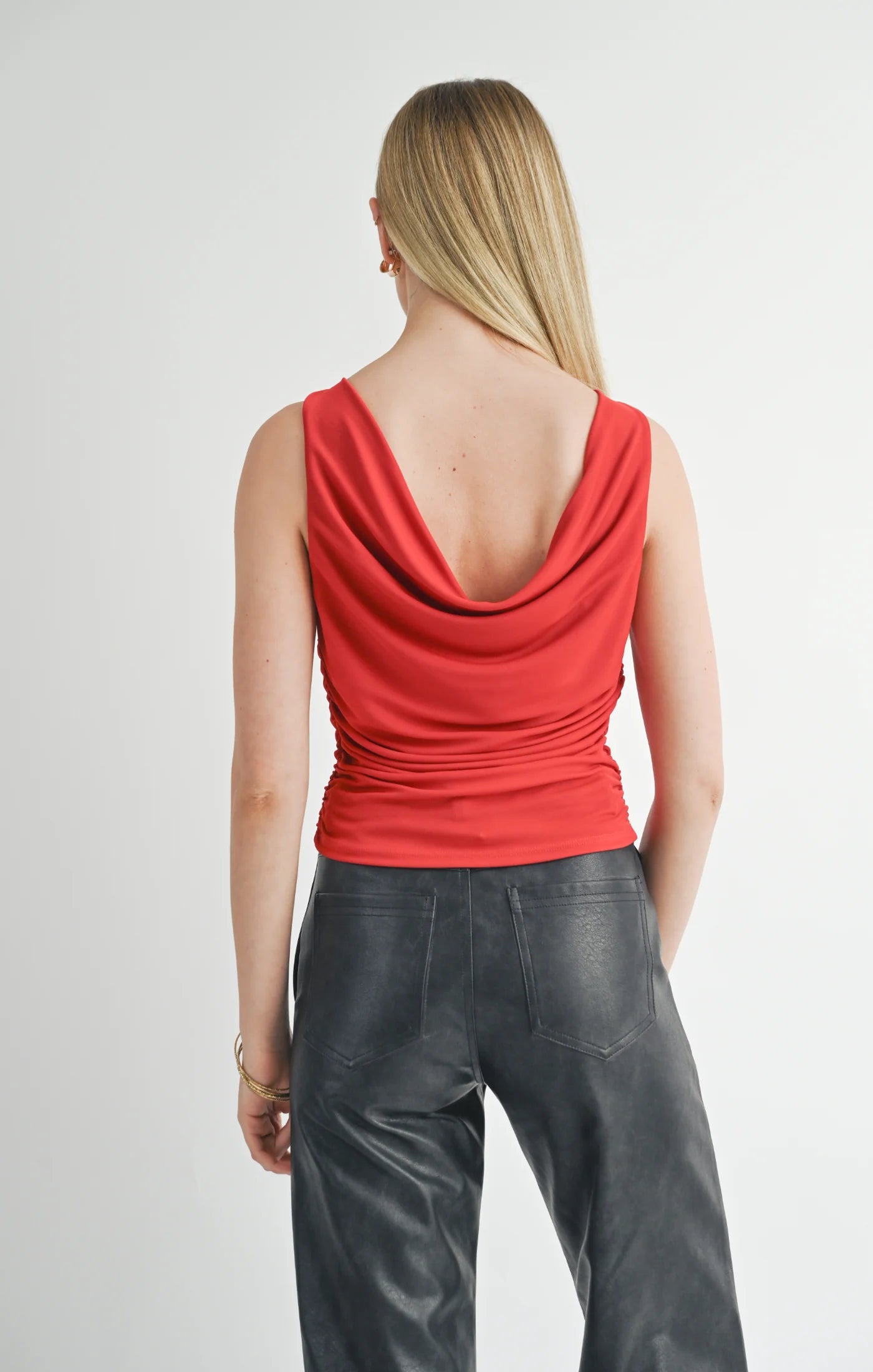 2024 Holiday Outfit Inspiration Red Top Ontario Small women-owned Business