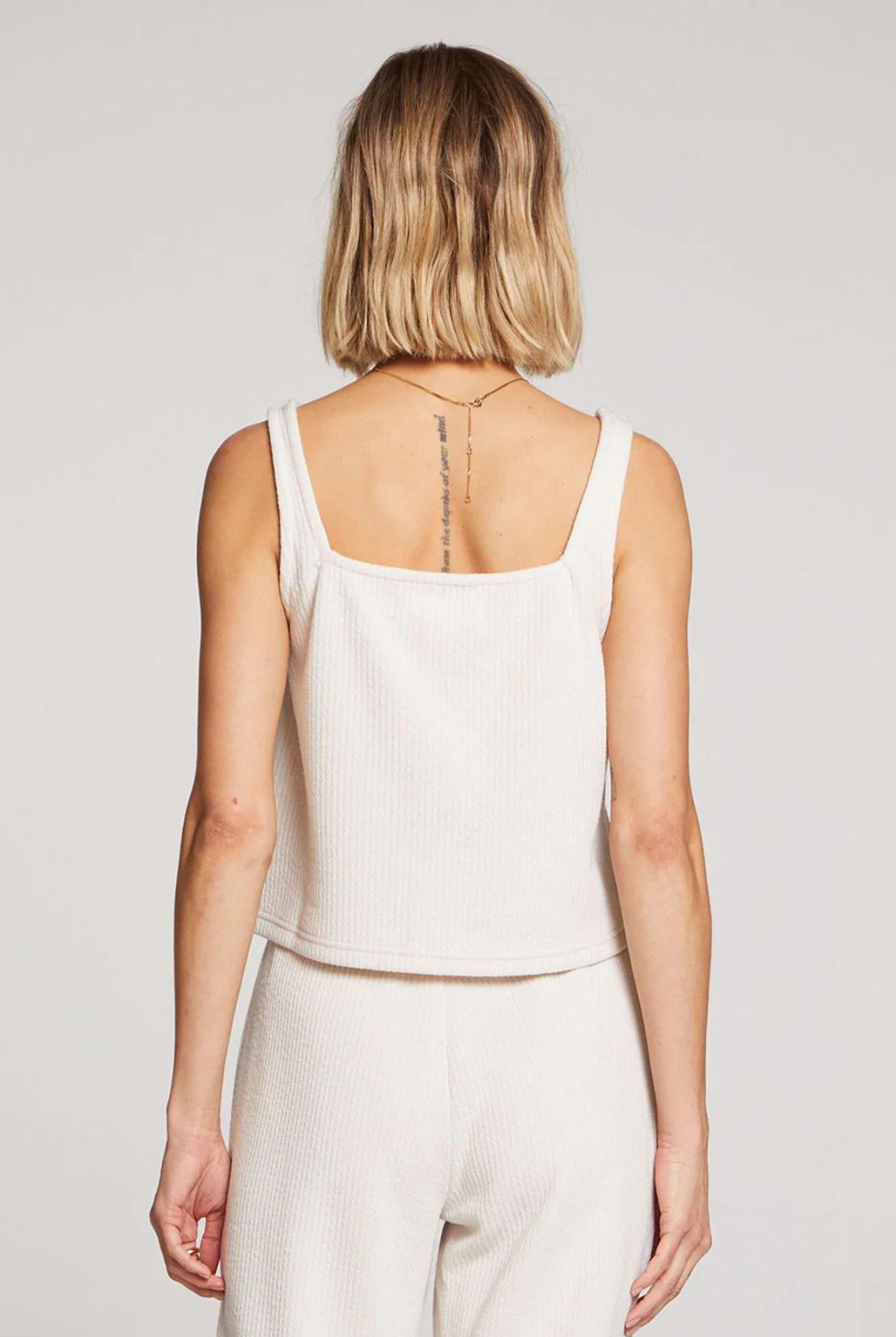  Analyzing image     essential-tank-salt  1140 × 1600px  Saltwater Luxe Essential Tank - Salt. You can never own too many basics. Our tank top in salt is a great addition to wear alone or layered.