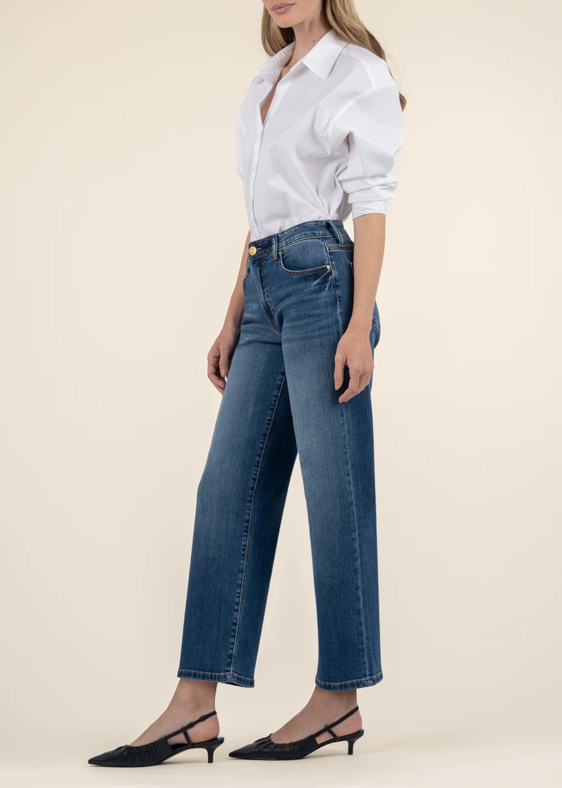 Timeless comfortable jeans midwash blue jeans Women-owned small business ontario