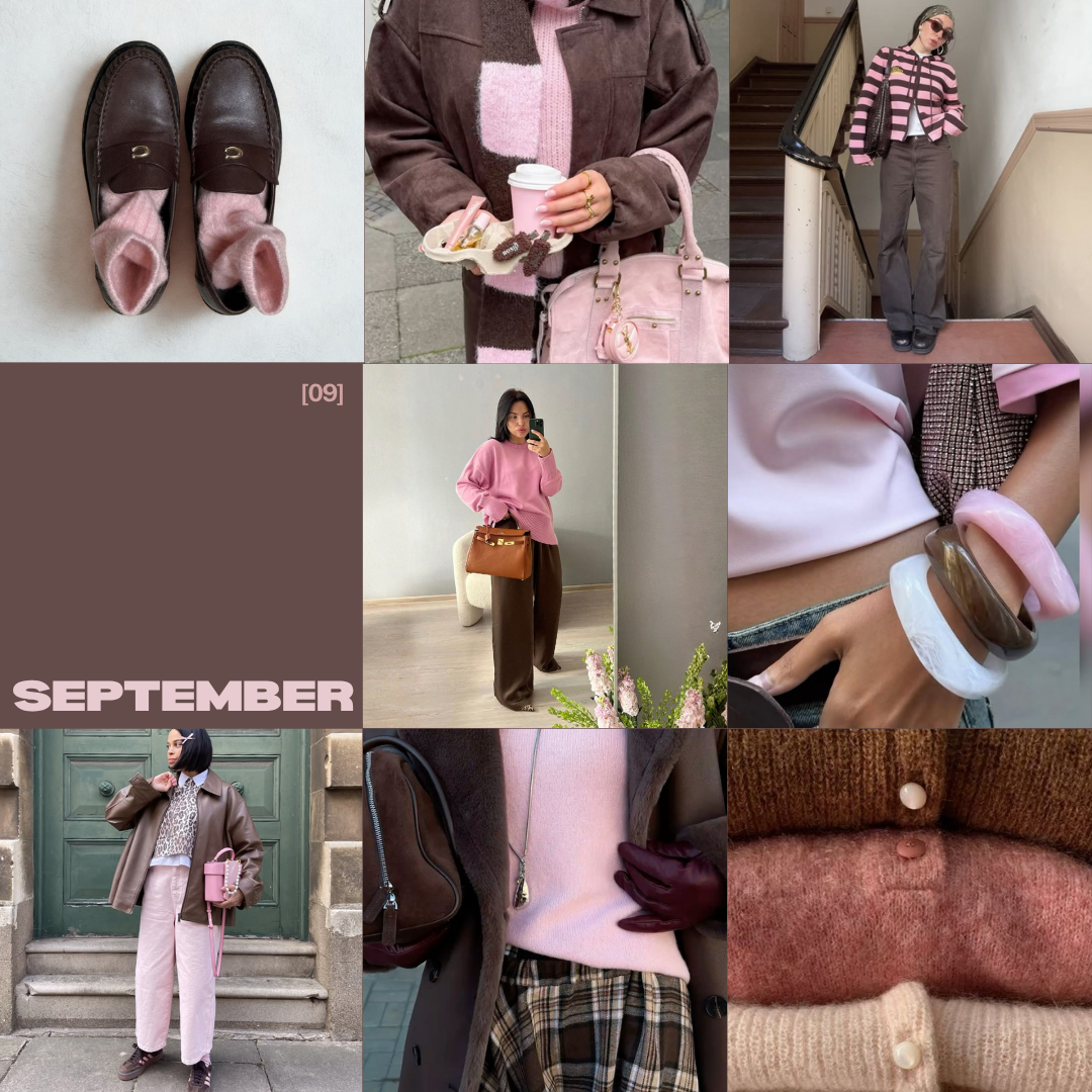 Brown & Pink