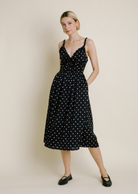 Fall Polka Dot Dress Lee & Me Boutique  