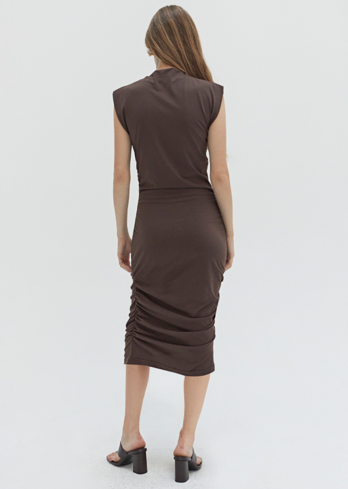 Crescent Ruched Dress