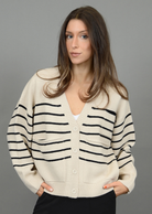 Fatima Stripe Cardigan