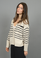 Fatima Stripe Cardigan