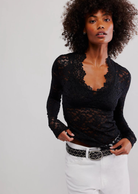 Fall 2024 Black lace top Ontario Small Business