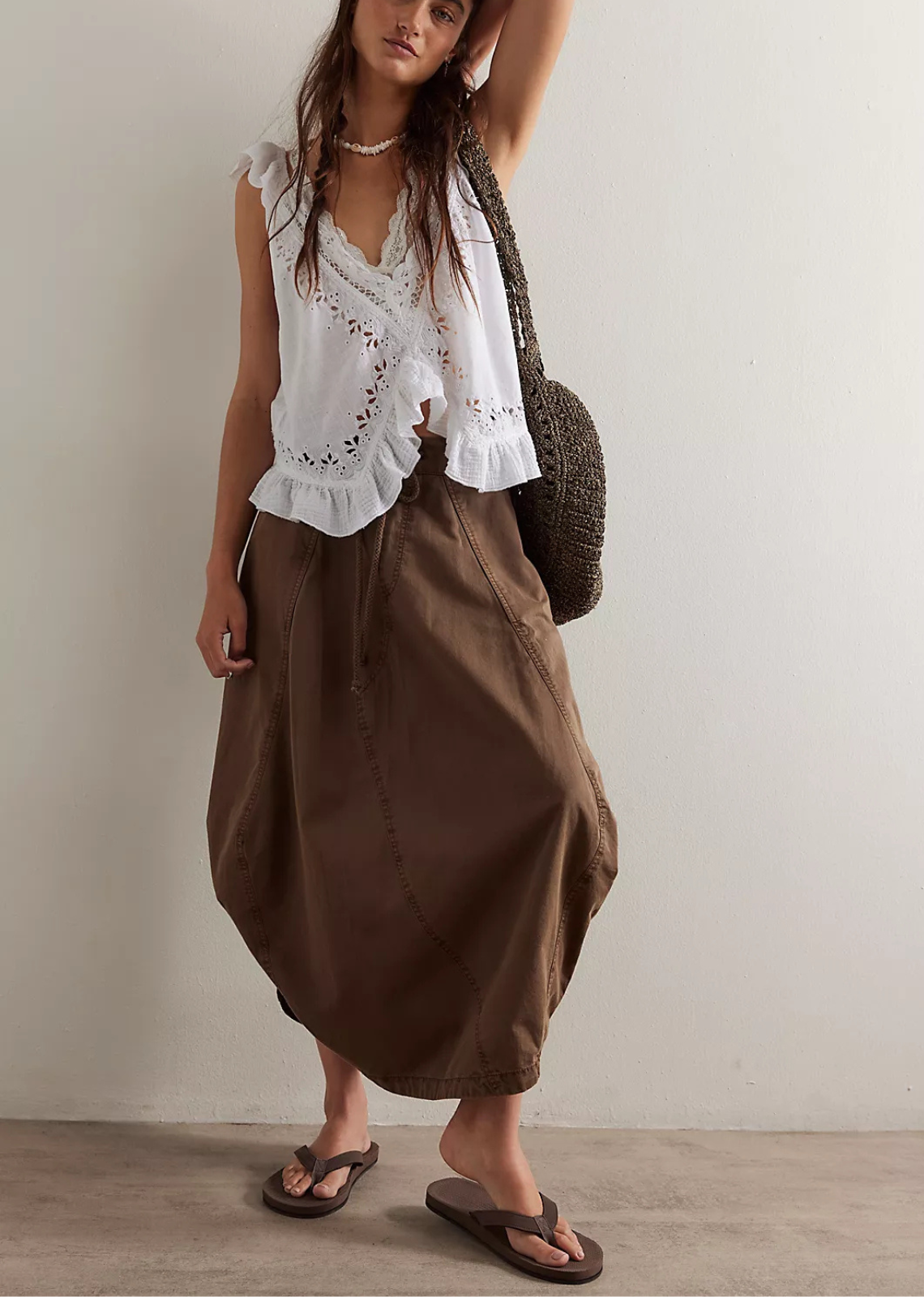 Spring Skirt outfit Boho Chic Style Inspiration 