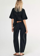Washed Black Barrel Jeans Women-owned Business Ontario Hamilton Burlington 