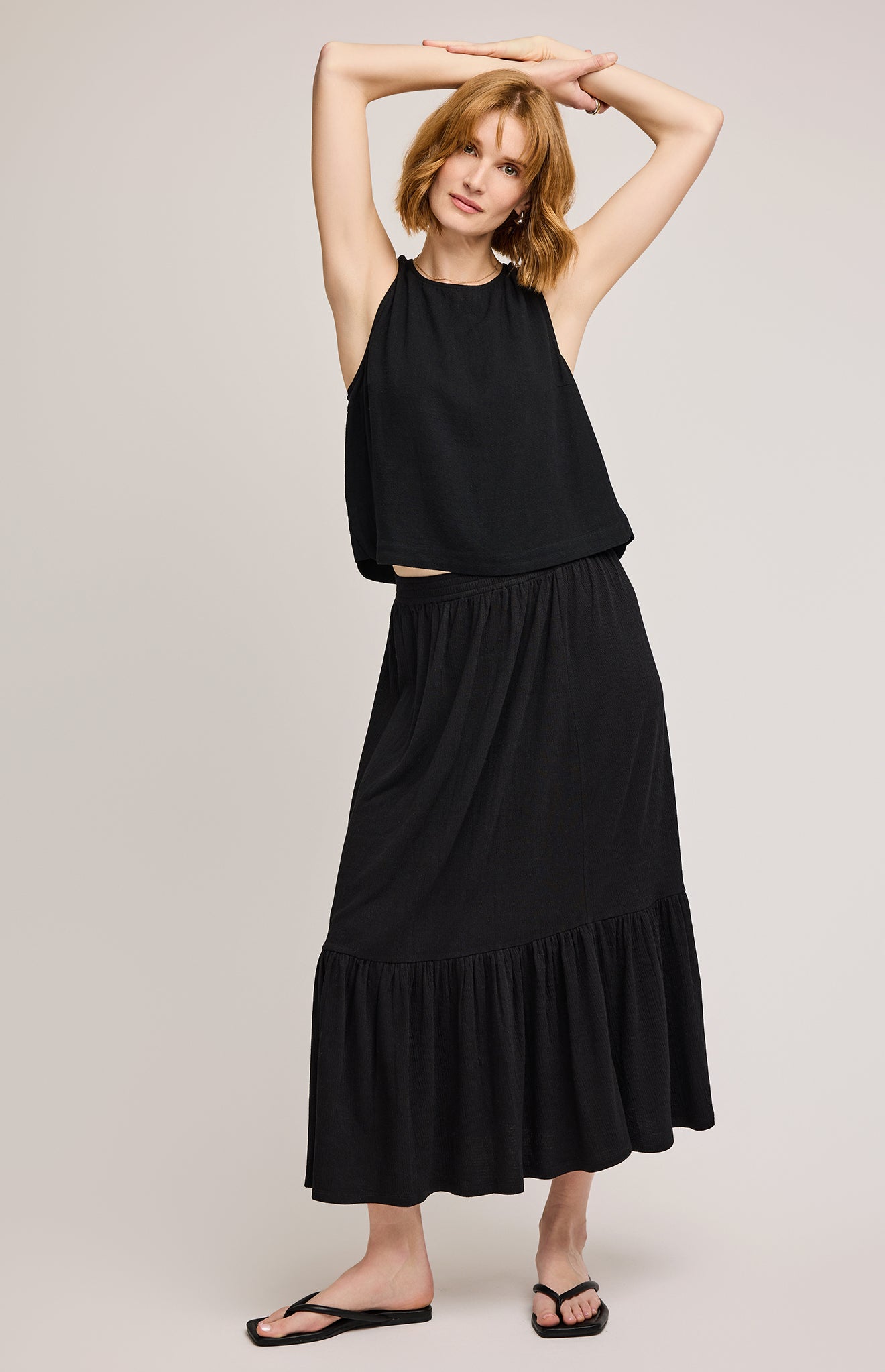 Tiered Bohemian Skirt Spring Fashion Inspiration