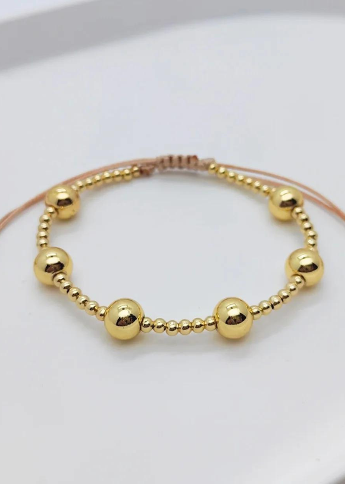 Ella & Lett Gold Ball Stackable Bracelet