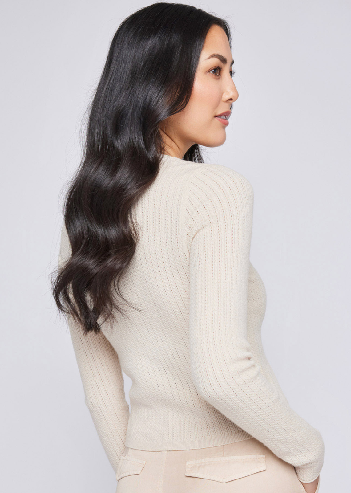 Gentle Fawn Mia Pullover. The Mia pullover is made of soft ribbed fabric leaving you feeling comfortable all day. It’s stitching pattern adds a textural stripe effect giving a unique twist to a standard ribbing. Features include a v-neckline with a functional button placket.