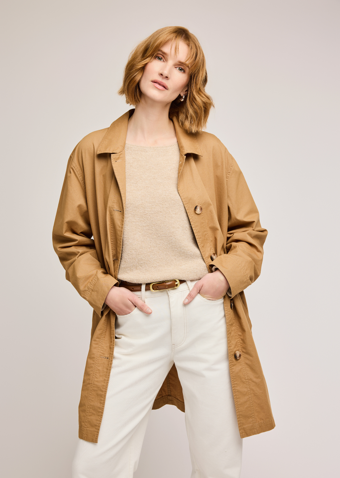 Camel trench for every season