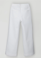 White pants on a light gray background Lee & Me Boutique
