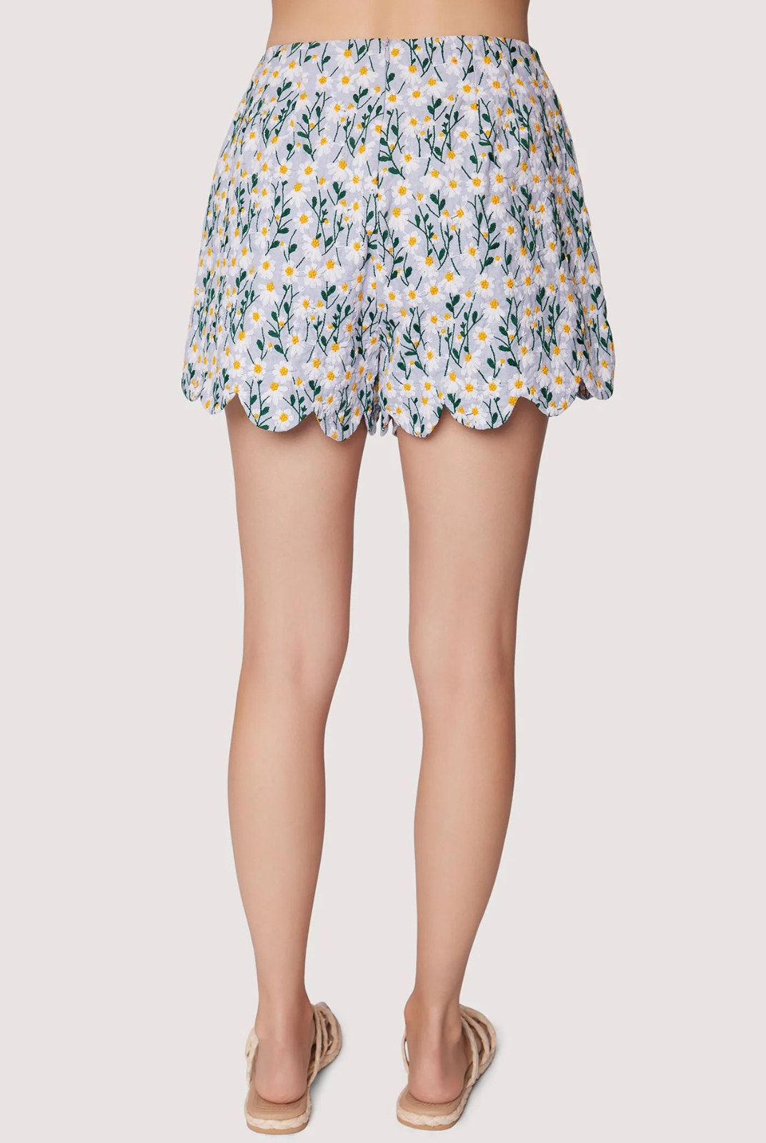Lost + Wander Breath Of Youth Scallop Shorts. Introducing the Breath Of Youth Scallop Shorts, These floral embroidered shorts feature a delicate scallop detail and convenient side pockets. Made with a lightweight cotton blend fabric, these shorts are the perfect addition to your spring wardrobe.