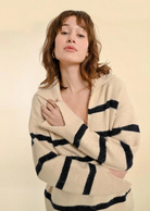 Molly Bracken Striped Polo Sweater