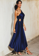 Olympia Pleated Maxi Dress