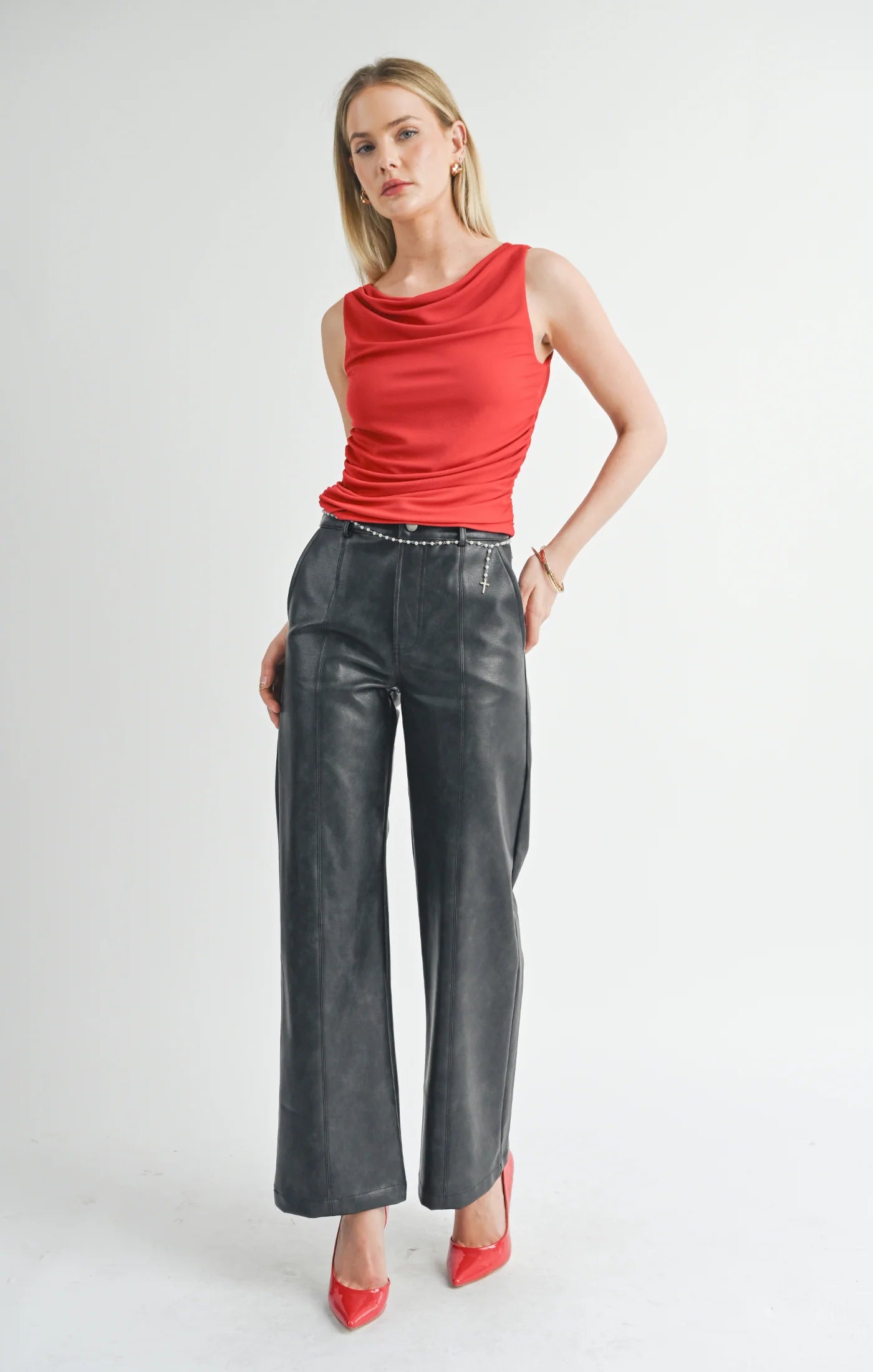 Fall 2024 Red outfit Idea Shop Small Business Hamilton Ontario 