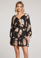 Fall Floral mini Dress Outfit Hamilton Ontario Burlingon Canada Small business Women's Fashion Boutique