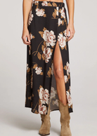 Black Maxi Floral skirt fall 2024 fashion