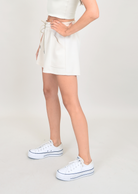 1140 × 1600px  Senza Soft Scuba Shorts - Stone. Look out Lulu - this luxe scuba fabric is THE scuba that you need in your wardrobe! So soft & comfy! The Senza shorts are the perfect fit- nice and roomy around the legs, and the perfect "not too short" length!