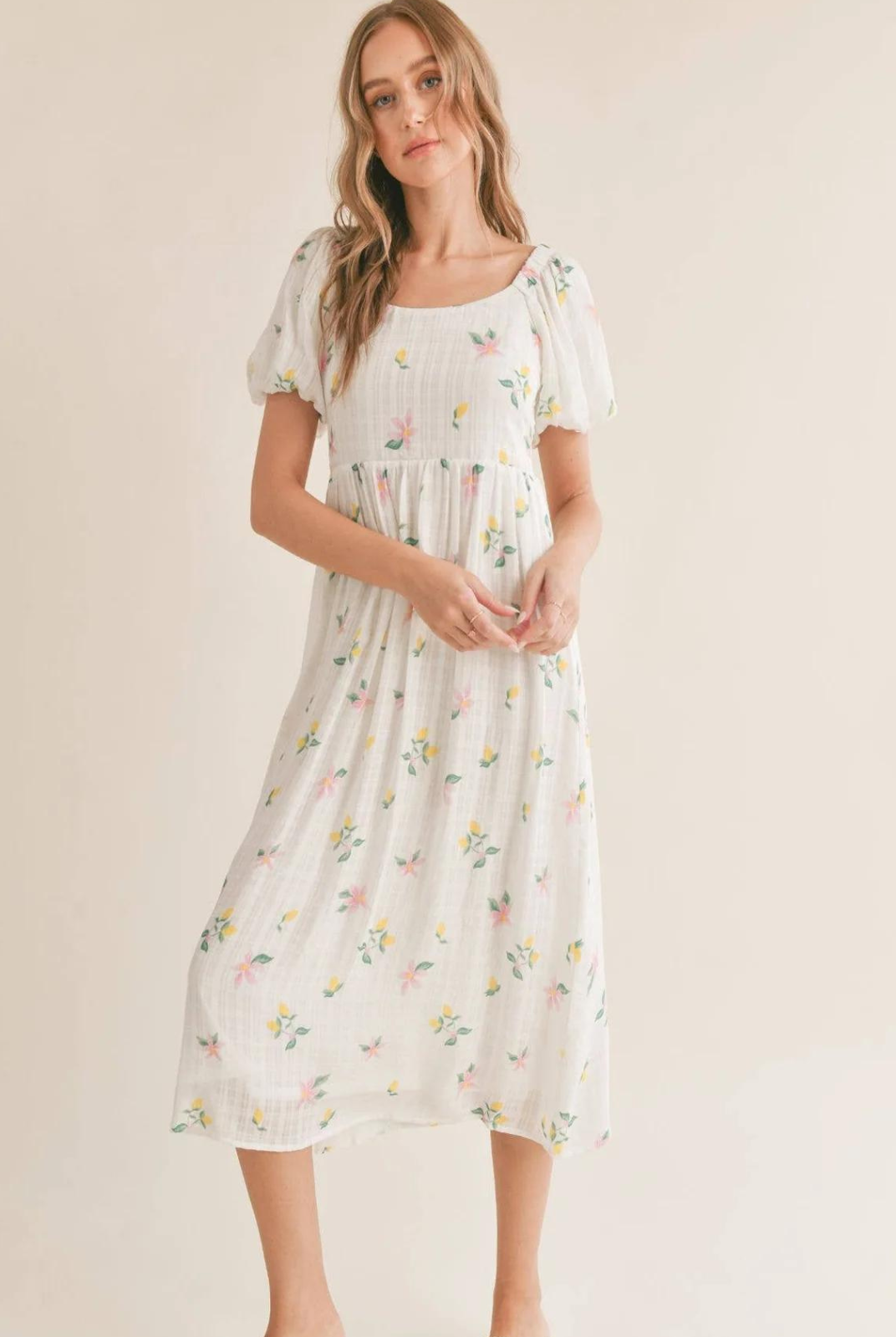 Sadie & Sage Spring Cleaning Midi Dress. Get ready to twirl into spring with our darling Spring Cleaning Midi Dress! With perfect spring garden vibes, this dress is&nbsp; an absolute delight to wear wherever you go. Say yes to this dress and add a touch of playful and quirky charm to your wardrobe!