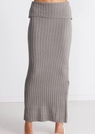 Sundays The Label Brooks Maxi Skirt- Grey Melange