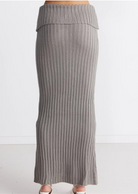 Sundays The Label Brooks Maxi Skirt- Grey Melange