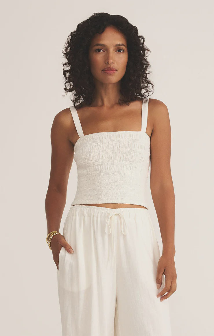トップス AURAALEE linen top 1 size Z Supply Amelia Linen Top - White – Lee & Me Boutique
