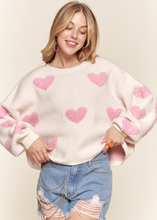 Load image into Gallery viewer, Lovely Heart Sweater Top
