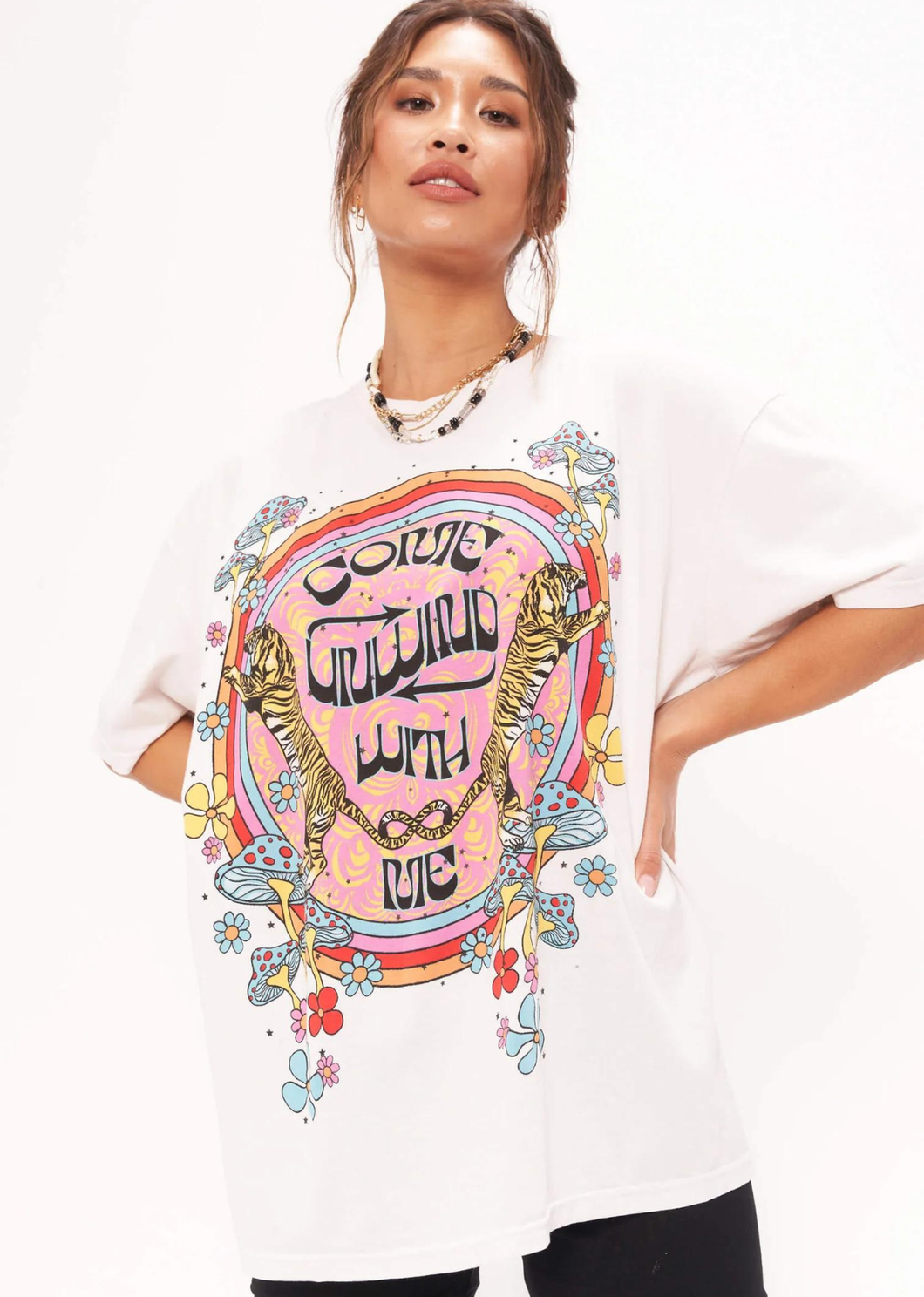 Project Social T Come Unwind Oversized Tee