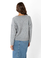 Load image into Gallery viewer, C&#39;est Moi Crop V Neck Sweater
