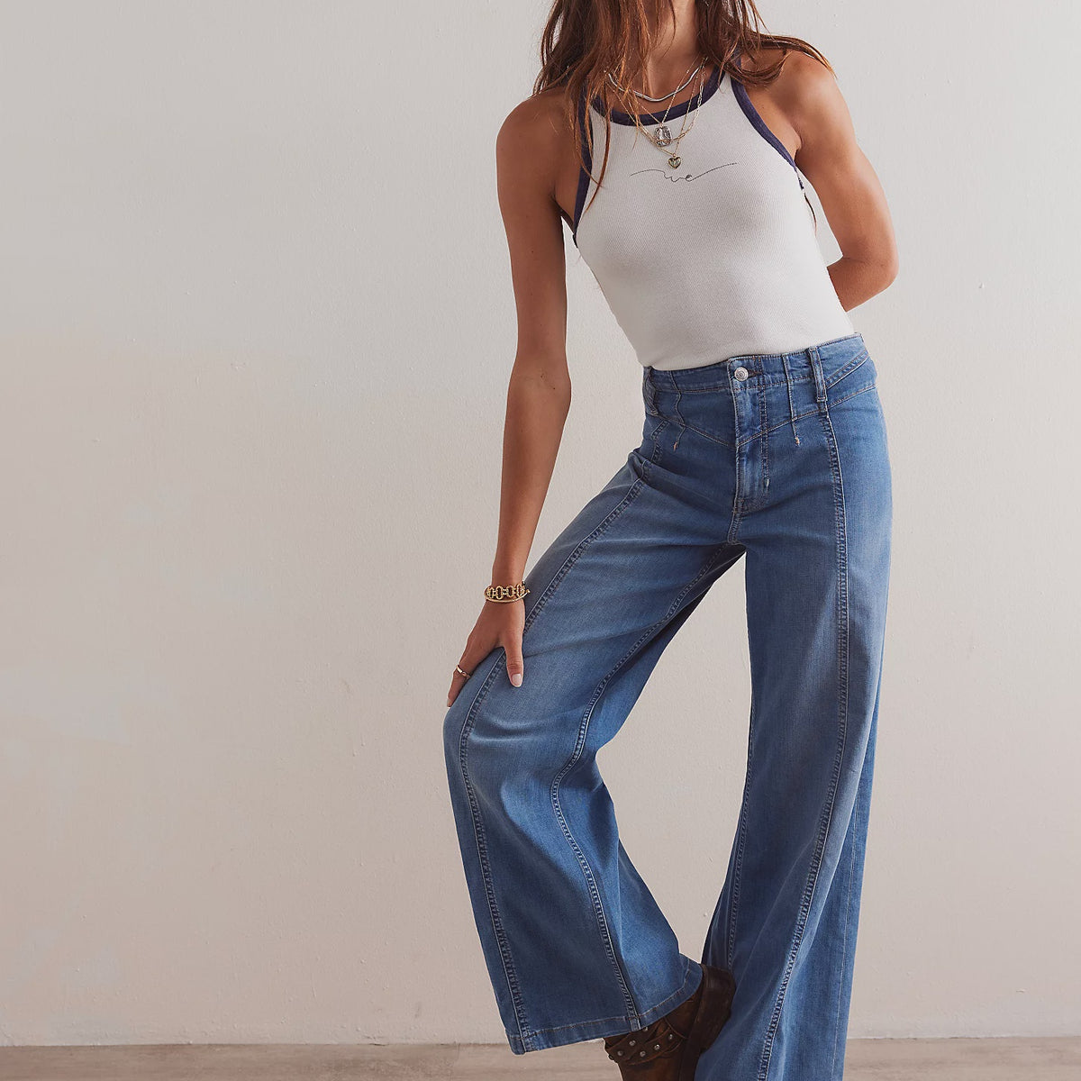 Free People Libre Wide Leg Jeans – Lee & Me Boutique