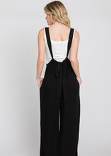 Load image into Gallery viewer, Raven Suspender Jumpsuit
