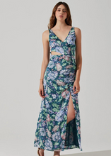 Load image into Gallery viewer, ASTR The Label Cutout Ruched Maxi Dress
