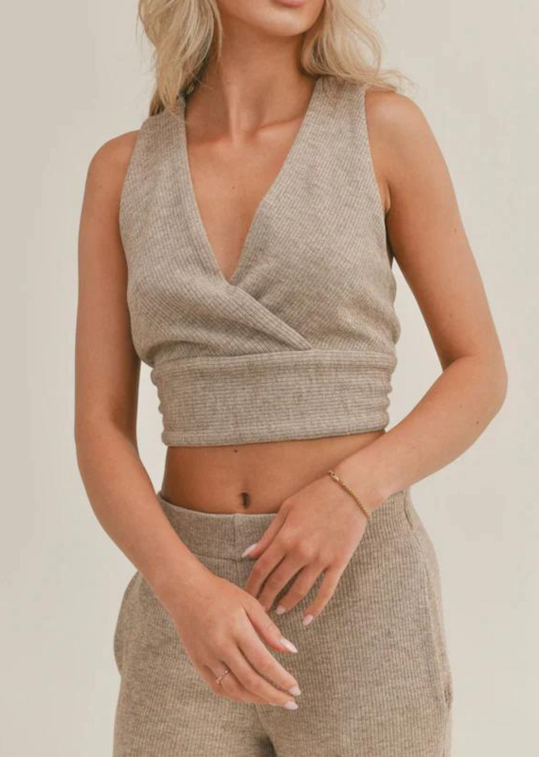 Sage The Label Novella Tie Back Crop Top