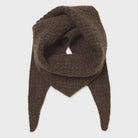 ICHI IAFOLTHEA Scarf in Coffee Bean brown, crafted from soft polyester fabric with a comfortable feel and versatile design for everyday wear.