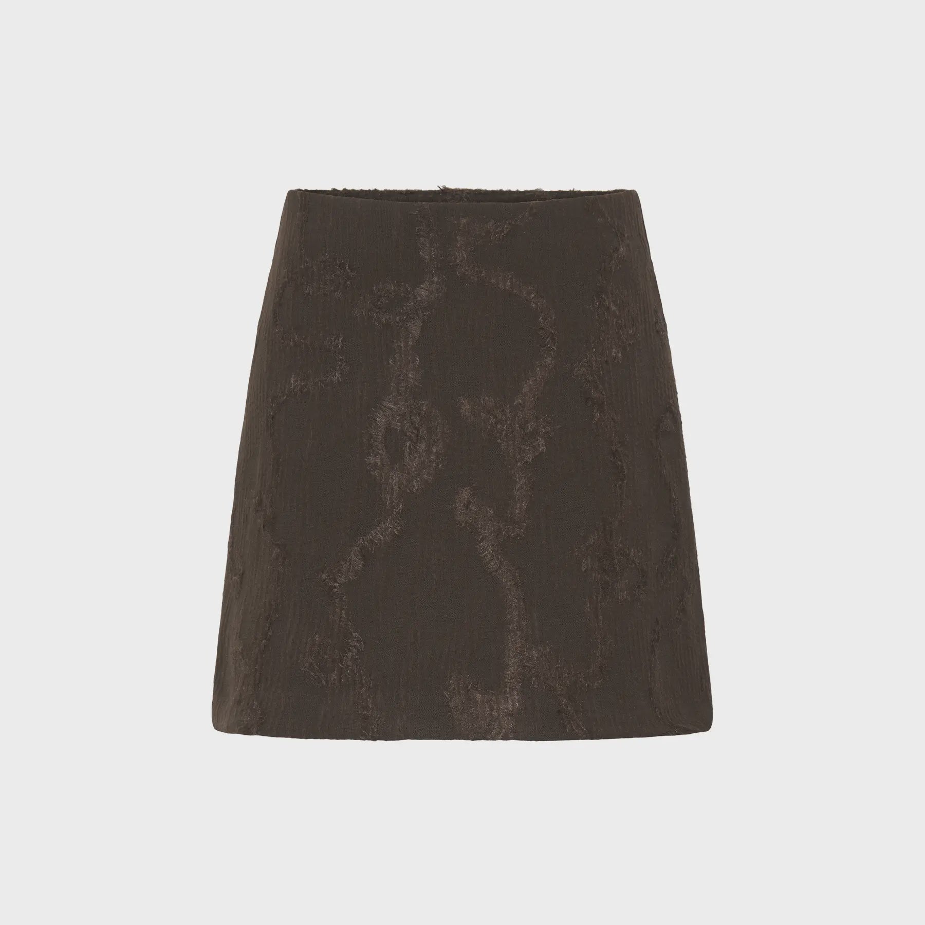 ICHI Ihjurlie Skirt in Brown featuring a flattering silhouette and a simple, versatile design for everyday wear.