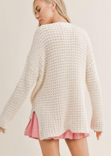 Load image into Gallery viewer, Sadie &amp; Sage Beach Front Open Knit Sweater
