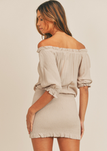 Load image into Gallery viewer, Annalise Off The Shoulder Mini Dress

