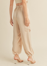 Load image into Gallery viewer, Sydney Satin Cargo Pants
