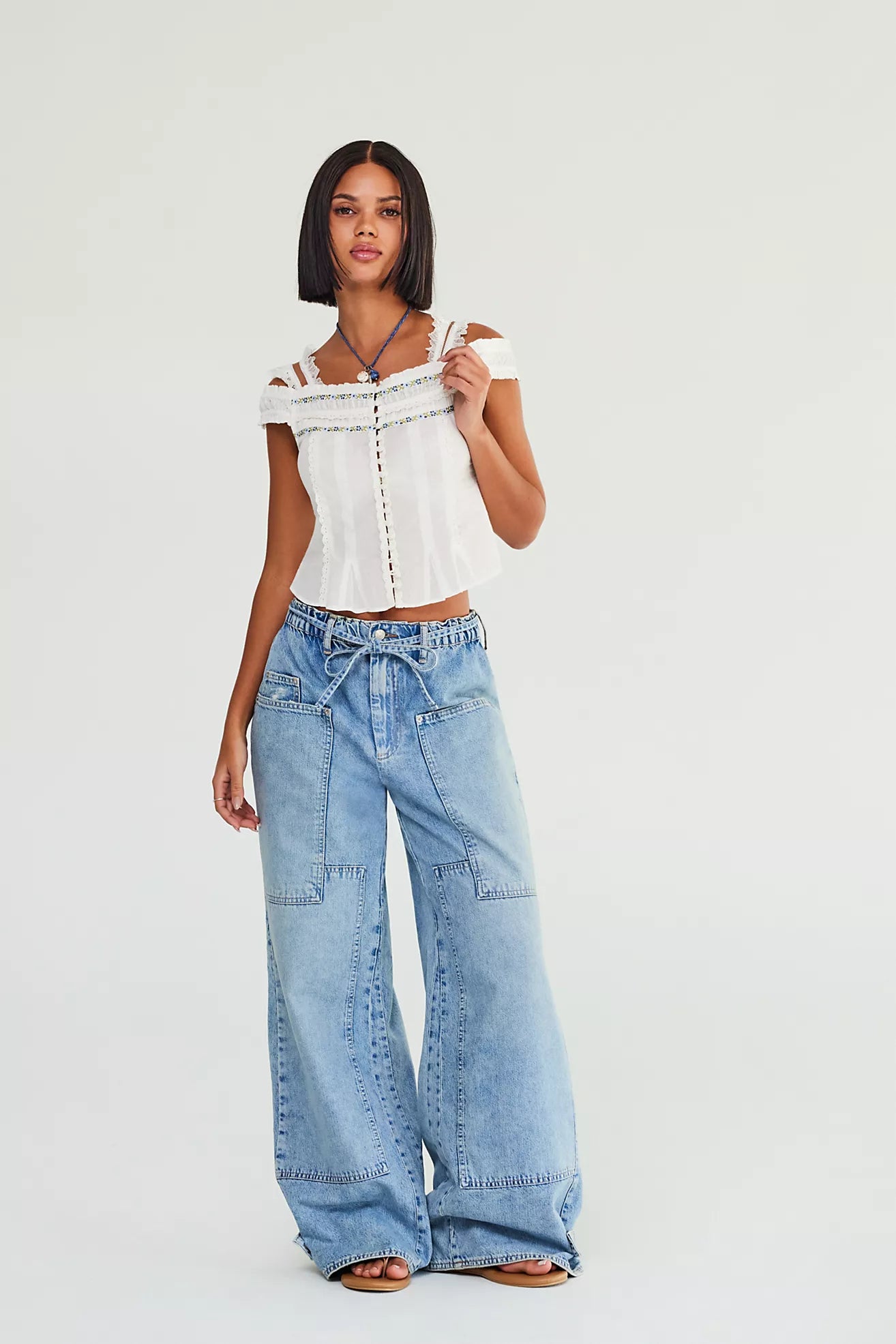 Free people bell jeans discount