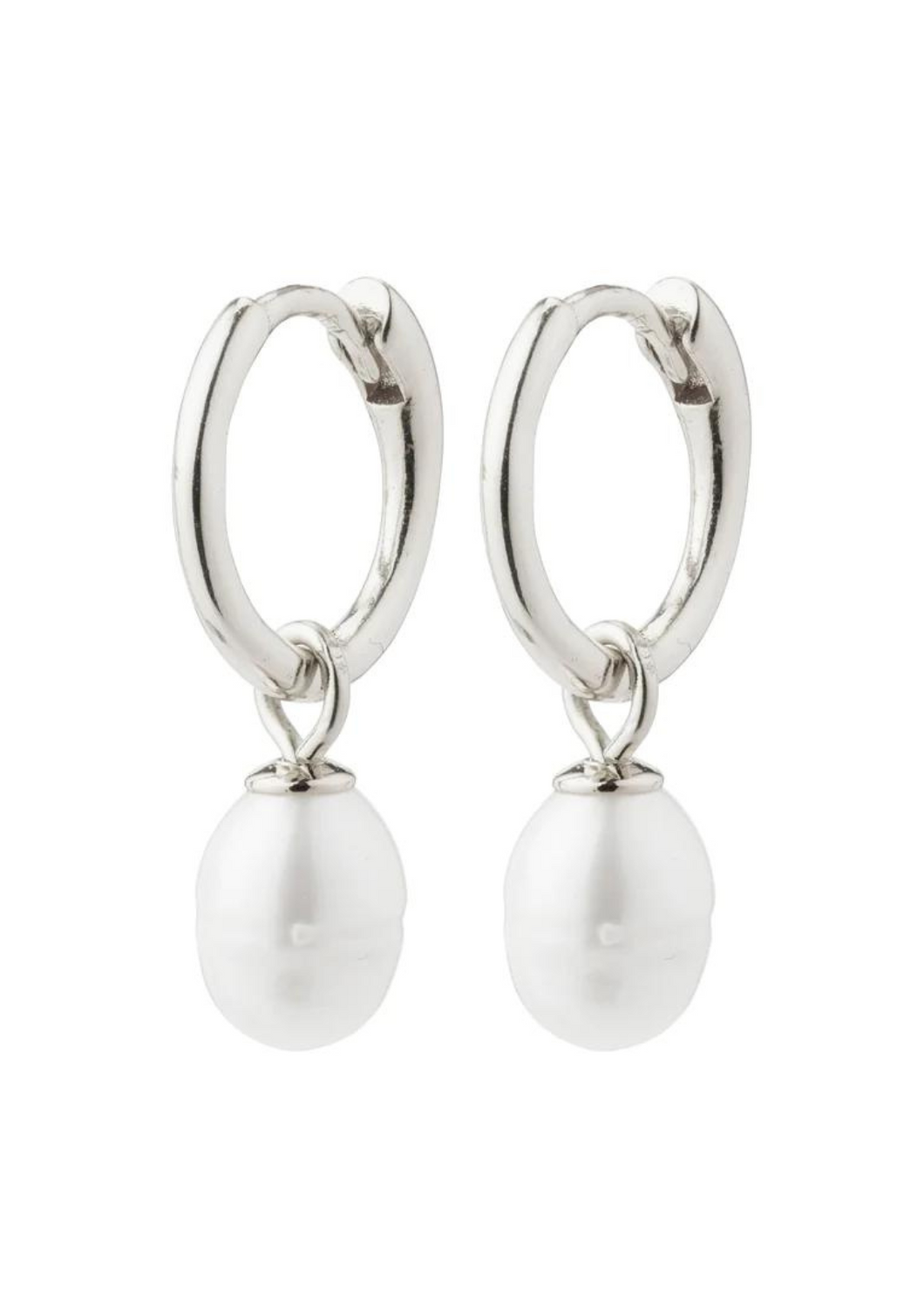 Pilgrim Berthe Recycled Pearl Hoop Earrings