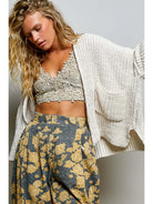 Noemi Cardi in Cream featuring a chunky textured knit, relaxed oversized fit, open front, long sleeves, and side pockets.