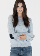 Load image into Gallery viewer, Lyla &amp; Luxe Philippa Fleck Heart Crew Neck
