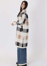 Load image into Gallery viewer, Lyla &amp; Luxe William Eyelash Check Coat
