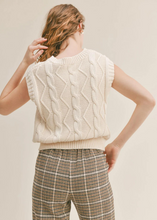 Load image into Gallery viewer, Sadie &amp; Sage Ken Cable Knit Sweater Vest

