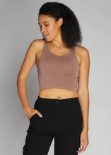 Load image into Gallery viewer, C&#39;est Moi Cropped Tank Top
