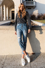 Load image into Gallery viewer, Flying Monkey Button Up Boyfriend Jeans
